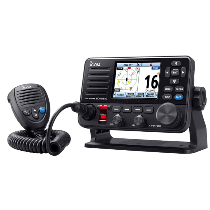 Icom M510 PLUS EVO 51 ICOM USA Class-D DSC VHF AIS with Smart Device Control