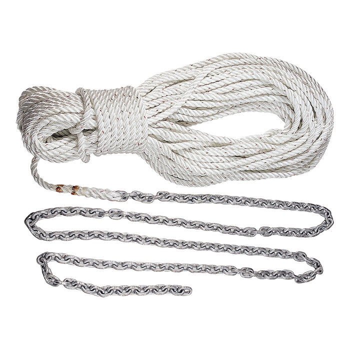Lewmar Anchor Rode 15’ 5/16” G4 Chain w/300’ 5/8” Rope w/Swivel