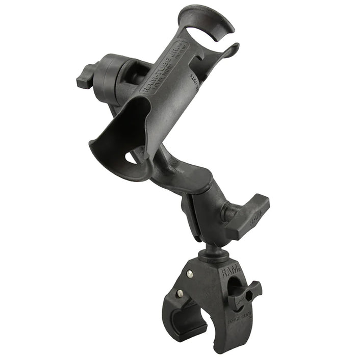 Soporte para caña RAM Mount RAM® Tube Jr.™ con brazo Revolution y base RAM® Tough-Claw™