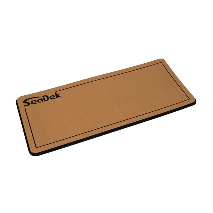 Almohadilla para casco pequeña SeaDek de 14” x 36” de 20 mm de densidad dual con logotipo SeaDek - Textura cepillada - Moca/negro (355,6 mm x 914,4 mm x 20 mm)