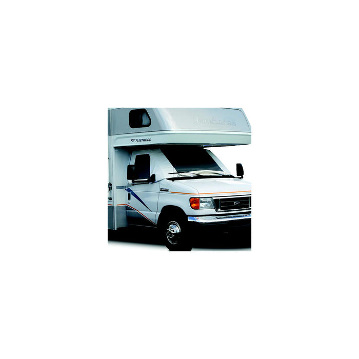 ADCO 2523 Class C Deluxe Windshield Cover With Roll-Up Windows For RV, White
