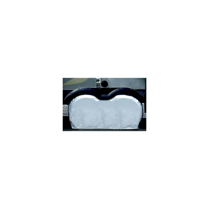ADCO 3722 Diamond Plated Steel Vinyl (Silver) Tyre Gard, Multi Axle Double