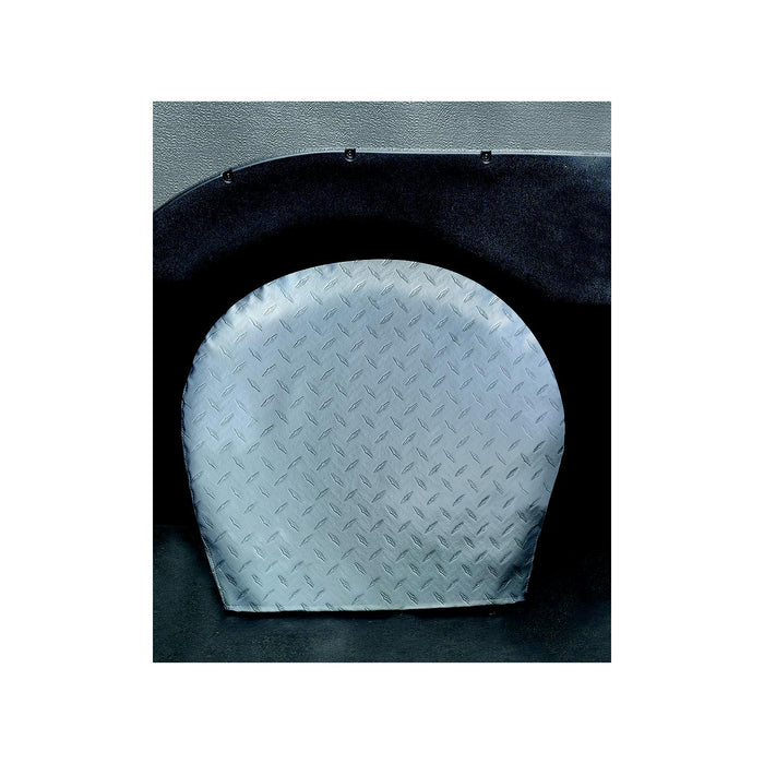 ADCO 3751 Diamond Plated Steel Vinyl (Silver) Tyre Gards (2 Per Pack)