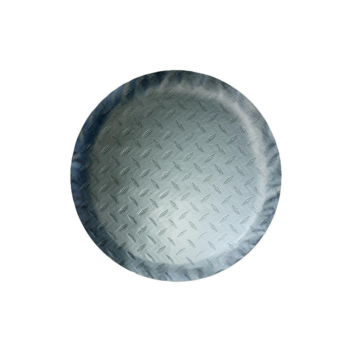 ADCO 9758 Diamond Plated Steel Vinyl (Silver) Spare Tire Cover