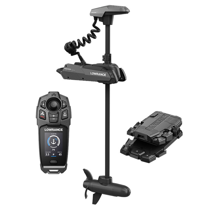 Motor de arrastre Lowrance Recon™ FW de 54" (incluye control remoto con joystick Freesteer, pedal inalámbrico y cono frontal HDI)