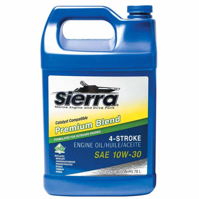 Sierra 18-9420-3 10W30 FCW 4Stroke Outboard Oil, Gal.