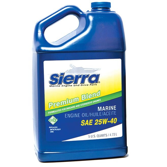 Sierra 18-9400-4 Oil-25W40 FCW I/O-I/B, 5 Qt.