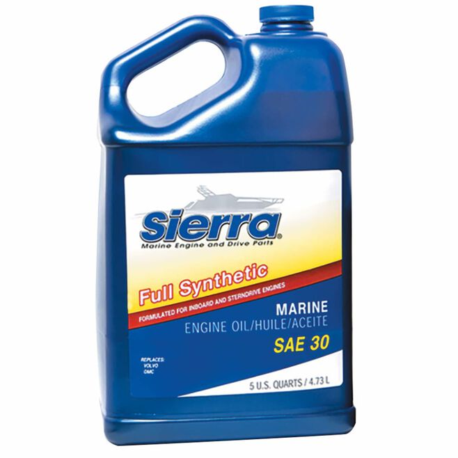 Sierra 18-9410-4 30 Wt. Full Synthetic 4-Cycle Marine Engine Oil, 5 Qt.