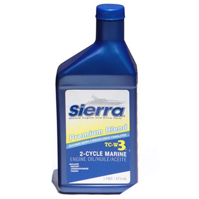 Sierra 18-9500-1 Blue Premium TC-W3 2 Cycle Engine Oil, Pt.
