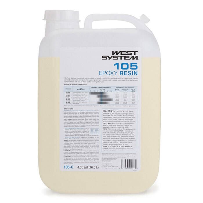 West System 105C Resin - 4.35 Gallon