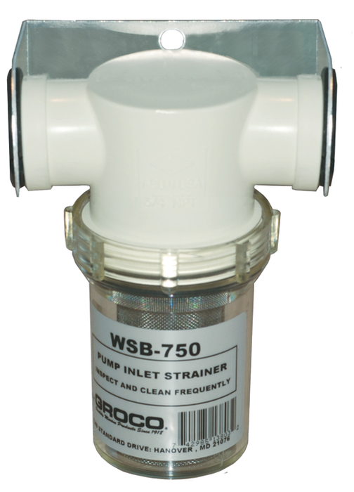 Groco WSB-500 Salt-Water Pump Strainer With Stainless Steel Basket