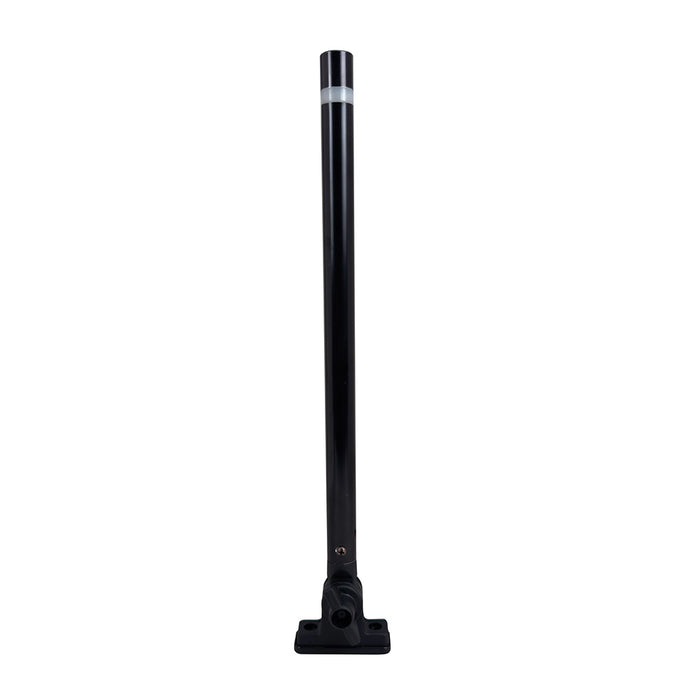 Lámpara de poste plegable Perko de 24" - Negra