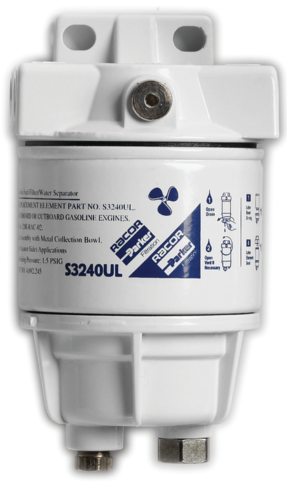 Racor S3240TUL Replacement Element For Gas Spin-On Fuel/Water Seperators