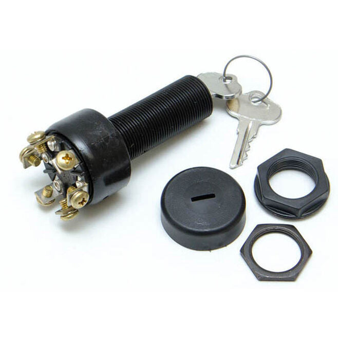 Sierra MP39090 Magneto 3 Position 1 1/8" Polyester 6 Screw Terminal 12V 15 Amp, Ignition Starter Switch