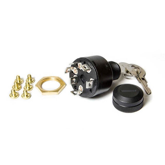 Sierra MP39730 Magneto 4 Position 5/8" Polyester 7 Screw Terminal 12V 15 Amp, Ignition Starter Switch