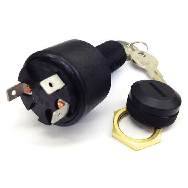 Sierra MP39770 Conventional 3 Position 1 1/8" Polyester 3 Blade Terminal 12 15, Amp Ignition Starter Switch
