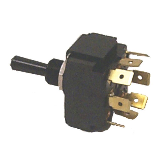 Sierra TG19530 Tip Lit 8 Blade Terminal DPDT Toggle Switch