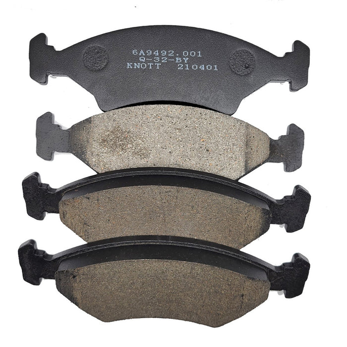 Load Rite 4265.65K by Knott Brake Pads 10 & 12" Disc Full Axle 2 Sets Inner &, Outer