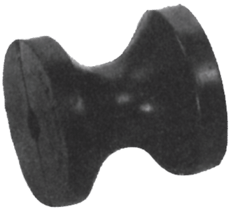 Attwood 11205-1 Rubber Bow Roller, 3"