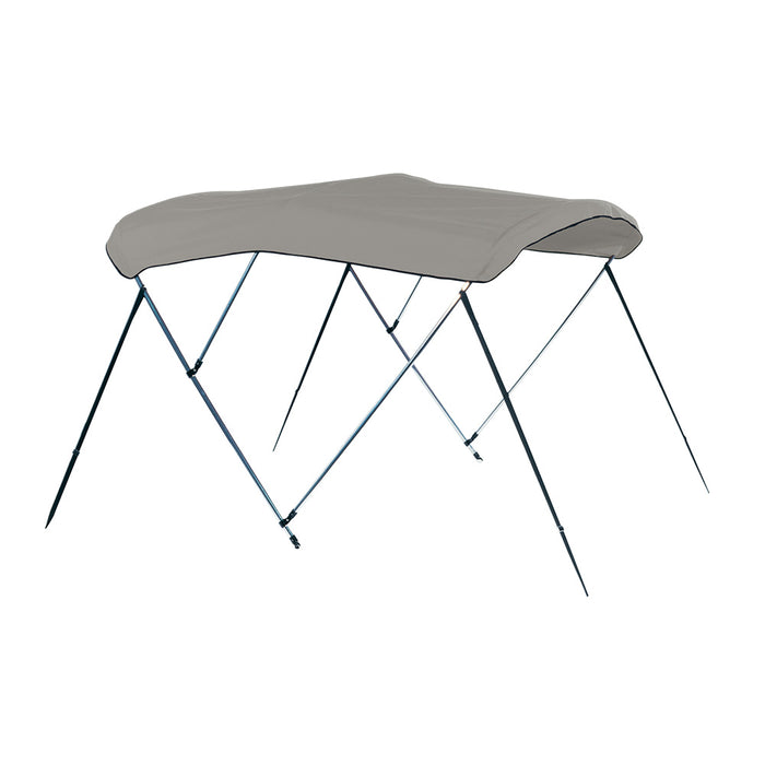 Toldo pontón Carver de 4 arcos y 8 pies con bota - Acrílico gris cadete