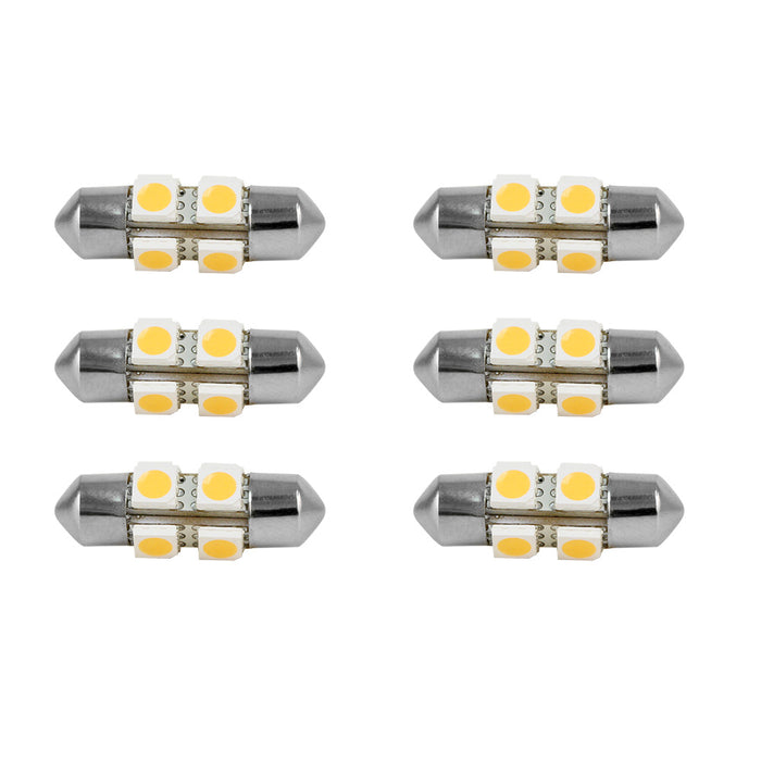 Bombilla Scandvik 41156, luz blanca cálida (paquete de 6)