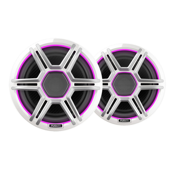 Fusion Apollo™ 7.7" LED Marine Speakers w/Sports White Grille