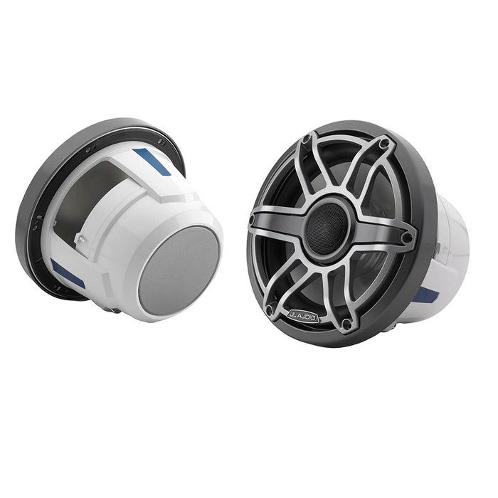 JL Audio M6 Series 8.8" Marine Coaxial Speakers with Titanium Sport Grille - M6-880X-S-GMTI