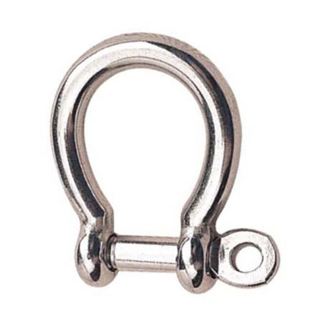 Sea Dog 147060-1 Seadog 3/8" SS Bow Shackle, Carded, A:3/8", B:7/8", C: 1-7/16", D:1-3/4"