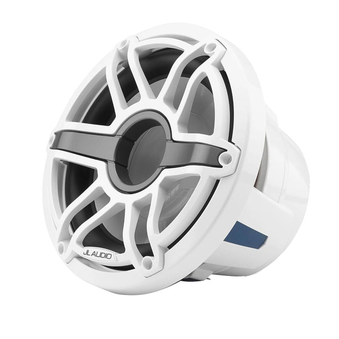Subwoofer marino JL Audio M6 de 10" con rejilla deportiva blanca brillante - M6-10W-S-GWGW-4