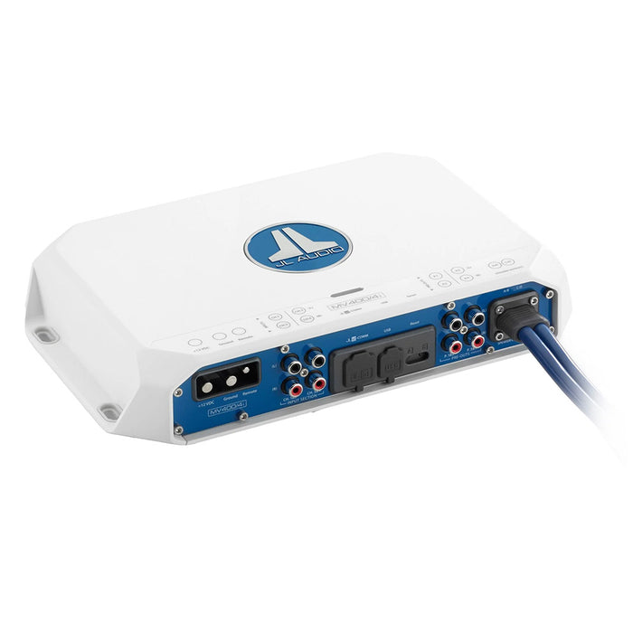 JL Audio MVI Series 400w 4 Channel Full-Range Amplifier with Integrated DSP - MV400/4i