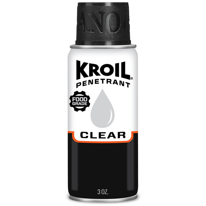 Kroil CKS032 Clear Food Grade Penetrating Oil Aerosol 3oz Can