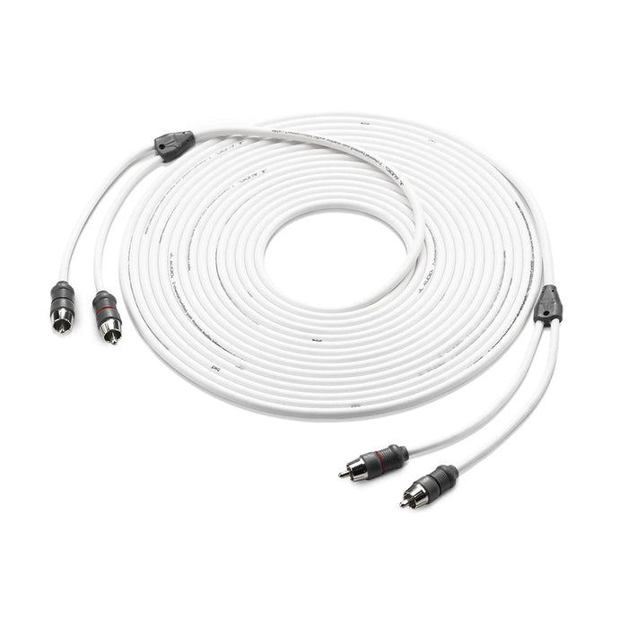 Cable RCA de audio marino de 2 canales y 7,6 m de JL Audio - XMD-WHTAIC2-25