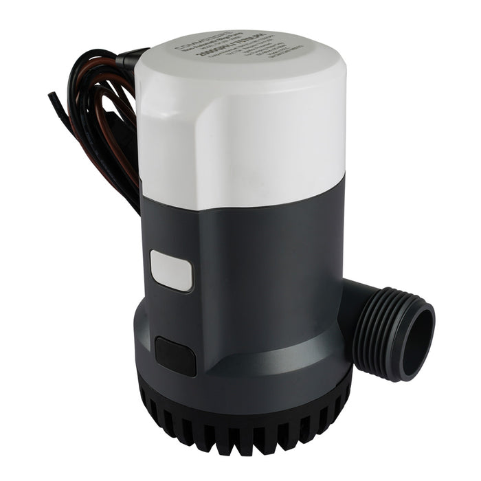 Bomba de achique automática con sensor AMP Commodore de 2000 GPH, 12 V