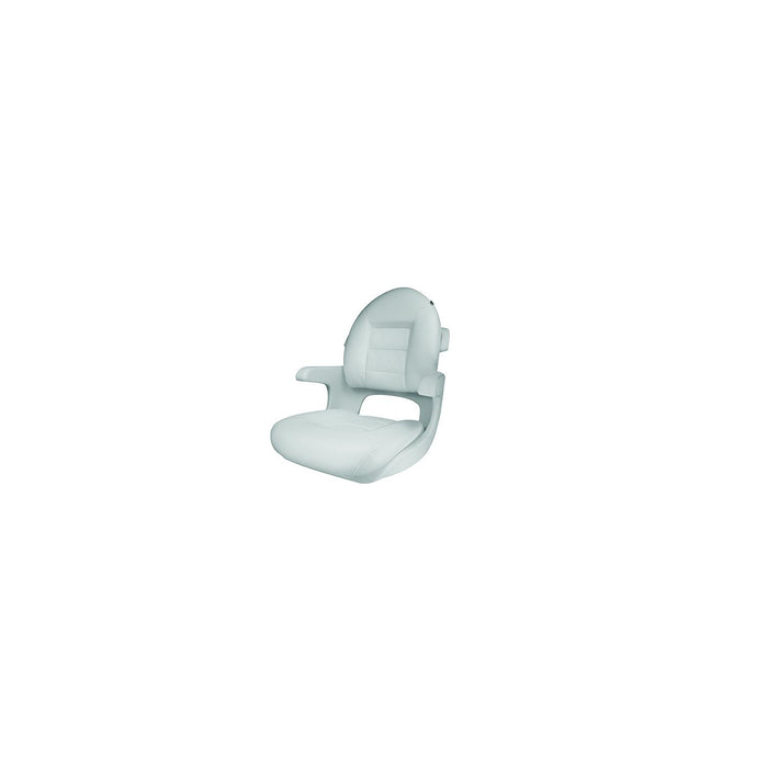 Tempress 57010 Elite Helm High Back Seat, White Shell, White/White Cushions