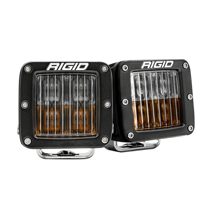 Luces antiniebla LED SAE de la serie D de RIGID Industries, amarillas y blancas, juego de 2