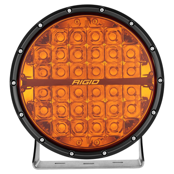Foco todoterreno de 9" Amber Pro serie 360 ​​de RIGID Industries con módulo de retroiluminación ámbar (individual)