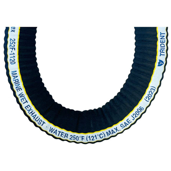 Trident Marine 252-2006 2" x 50' Extra-Flex Corrugated Marine Wet Exhaust Hose