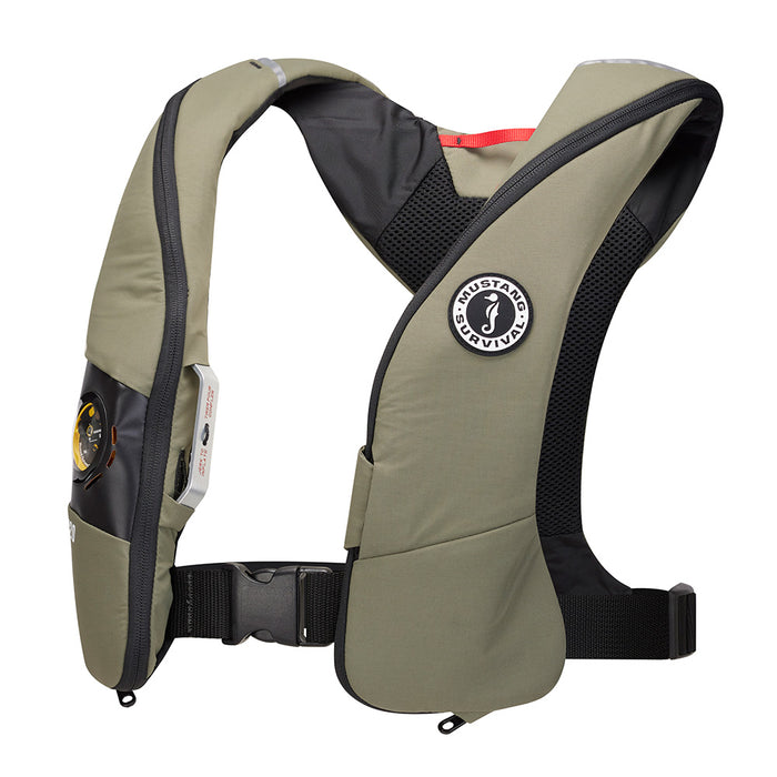 Chaleco salvavidas inflable costero Mustang Elite 120 - Everglade Green