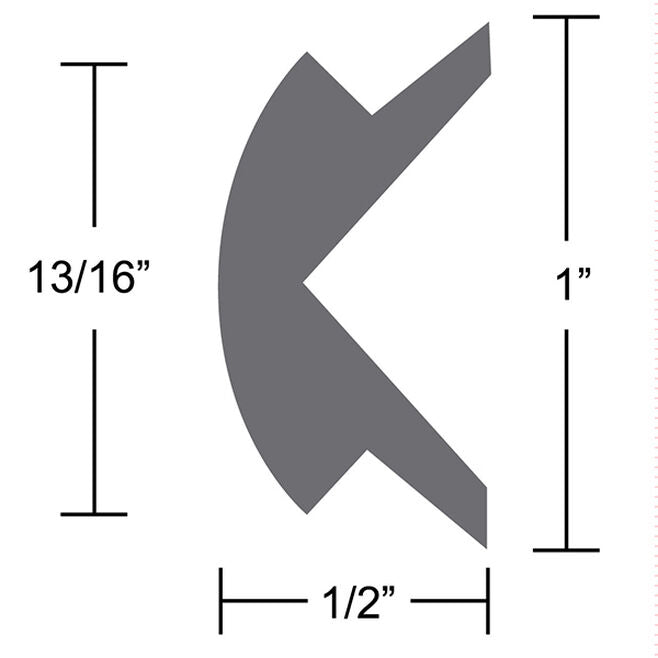 Taco Metals V12-0303WHC50-1 Taco Flexible Vinyl Insert, 50' White