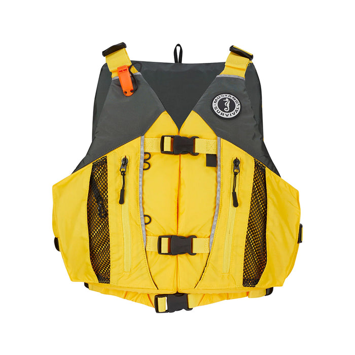 Chaleco salvavidas de espuma Mustang Solaris - XL/XXL - Amarillo/Gris