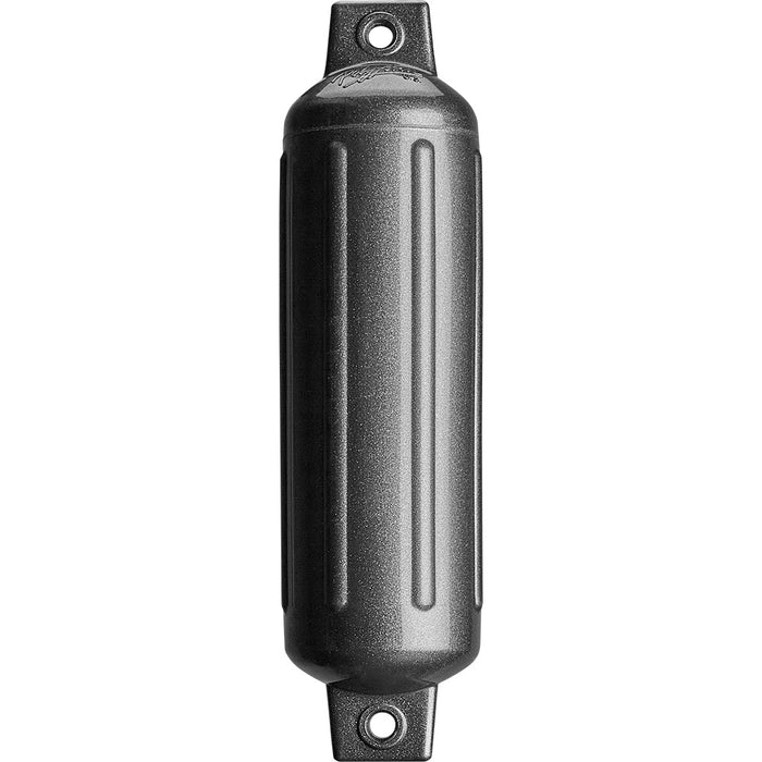 Polyform G-2 METALLIC GRAPHITE G-2 Twin Eye G Series Fender, 4.5" x 15.5"