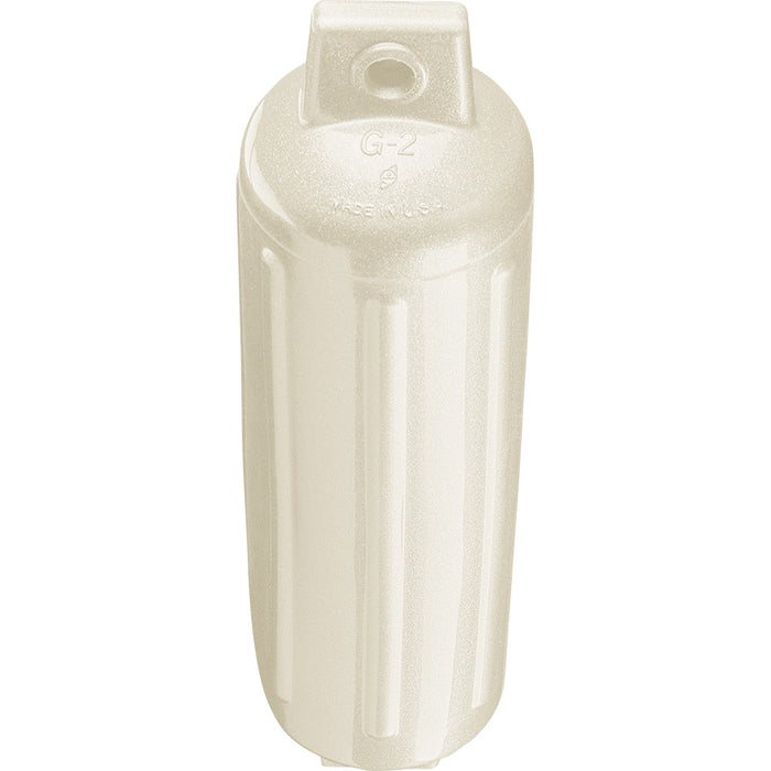 Polyform G-2 METALLIC WHITE G-2 Twin Eye G Series Fender, 4.5" x 15.5"