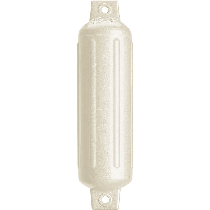 Polyform G-2 METALLIC WHITE G-2 Twin Eye G Series Fender, 4.5" x 15.5"