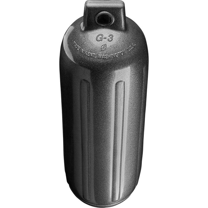 Polyform G-3 METALLIC GRAPHITE G-3 Twin Eye G Series Fender, 5.5" x 19"