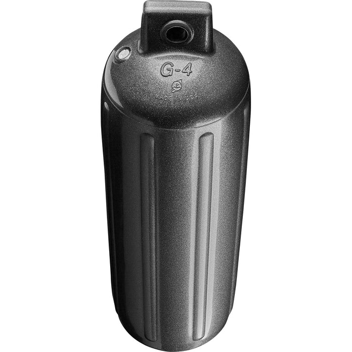 Polyform G-4 METALLIC GRAPHITE G-4 Twin Eye G Series Fender, 6.5" x 22"