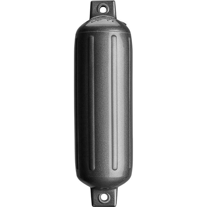 Polyform G-4 METALLIC GRAPHITE G-4 Twin Eye G Series Fender, 6.5" x 22"