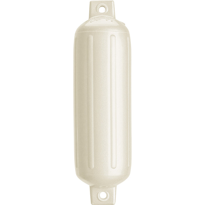 Polyform G-4 METALLIC WHITE G-4 Twin Eye G Series Fender, 6.5" x 22"