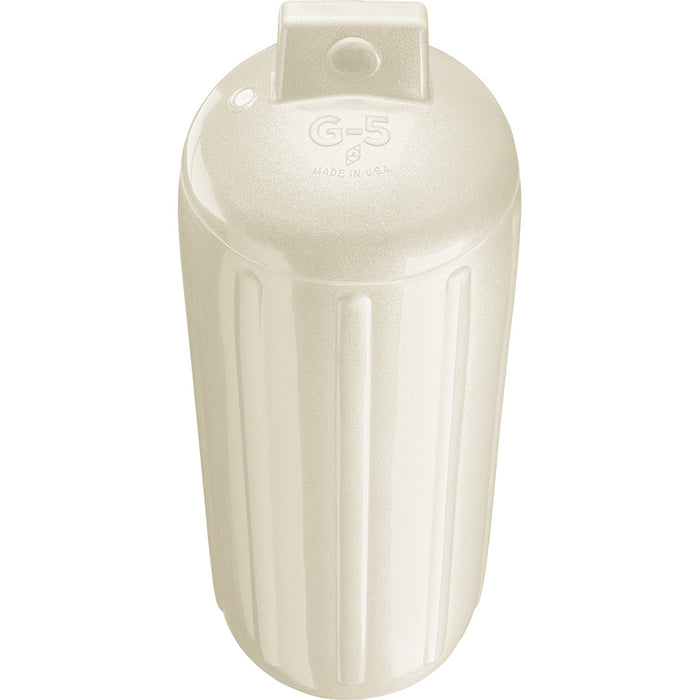 Polyform G-5 METALLIC WHITE G-5 Twin Eye G Series Fender, 8.8" x 26.8"