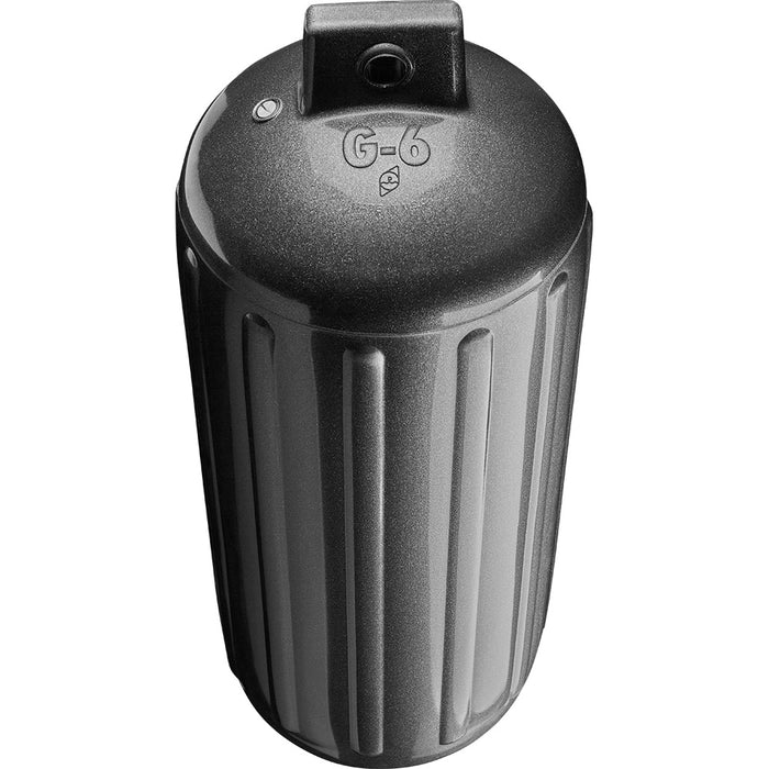 Polyform G-6 METALLIC GRAPHITE G-6 Twin Eye G Series Fender, 11" x 30"