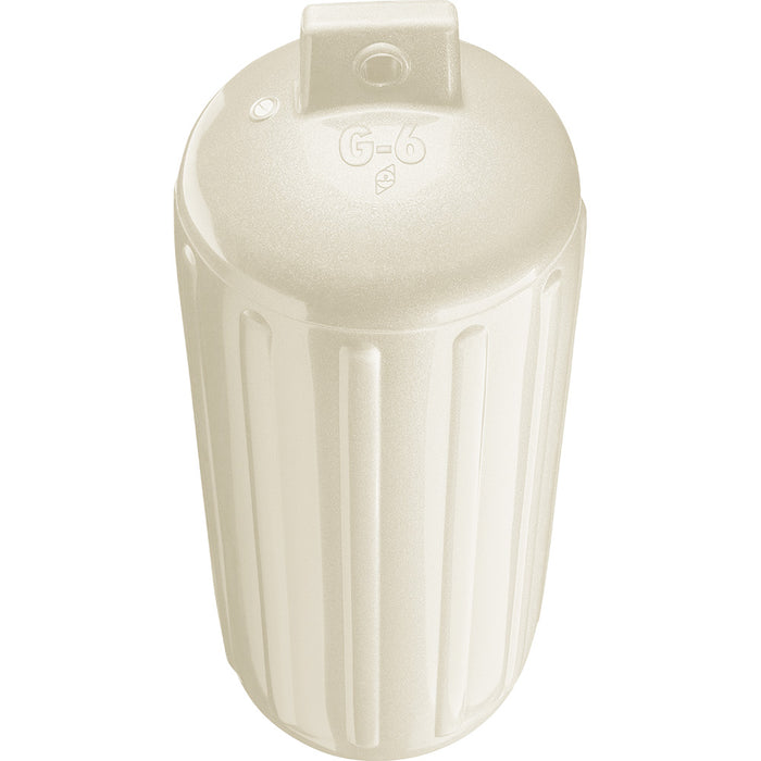 Polyform G-6 METALLIC WHITE G-6 Twin Eye G Series Fender, 11" x 30"